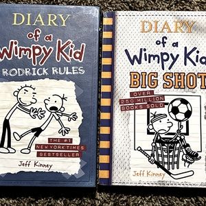 Diary of a Wimpy Kid Books Numbers 2 and 16